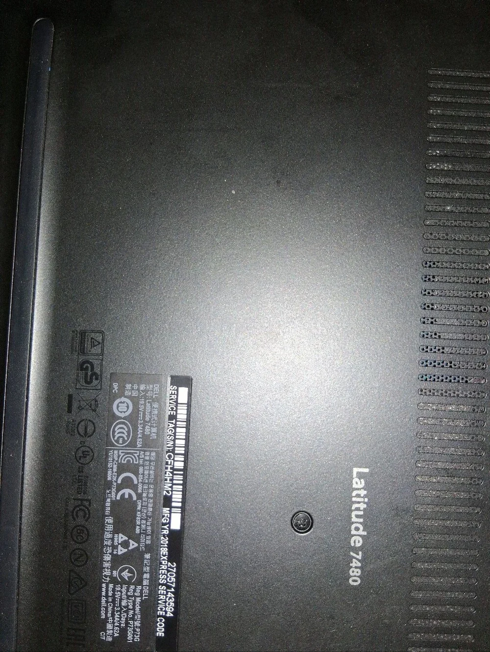 Dell Black Laptop with Blue TrackPoint and Black Keyboard With *WINDOWS 10 PRO
